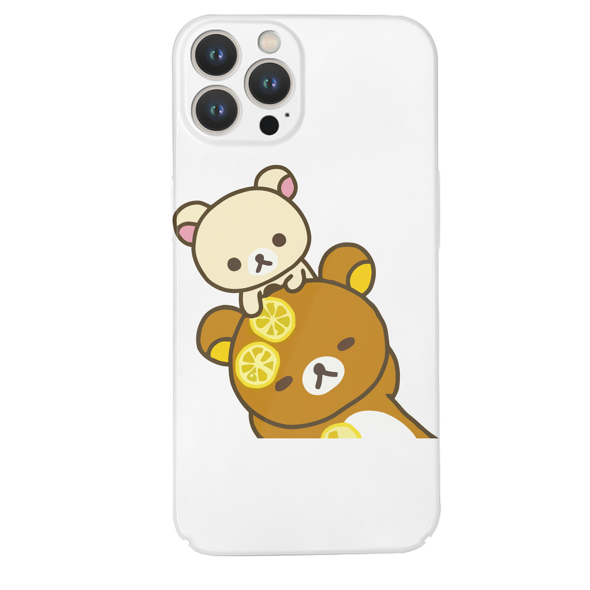 （画像用） リラックマ リラックマ キイロイトリ Rilakkuma Korilakkuma Kiiroitori 【iPhone 14シリーズ対応】ハードケース